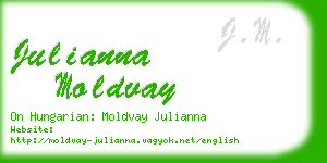 julianna moldvay business card
